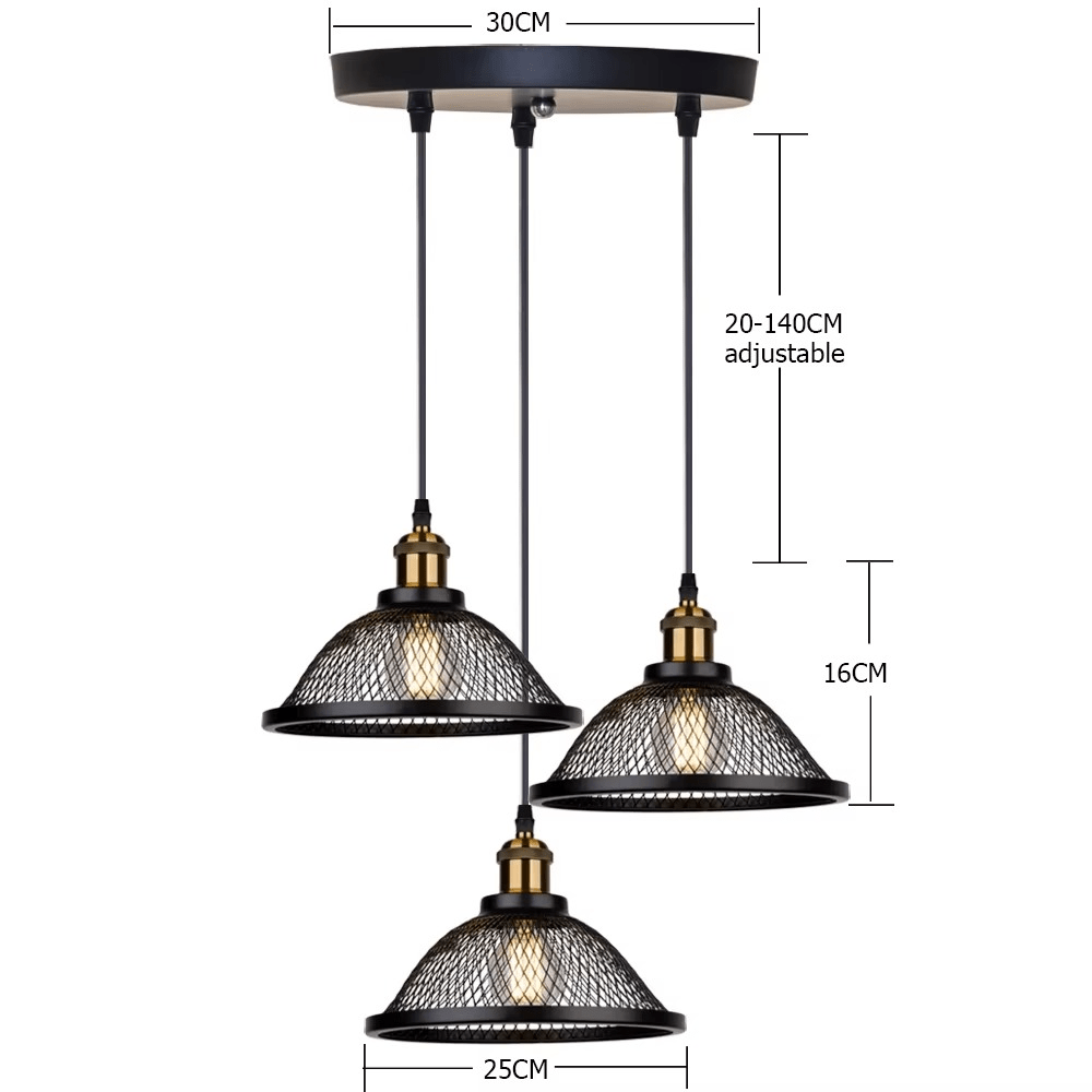 Suspension industrielle en métal ARENA - product_type_Atelier Luisiano