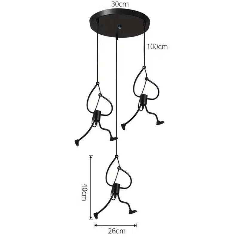 Suspension industrielle en métal BONHOMME - product_type_Atelier Luisiano