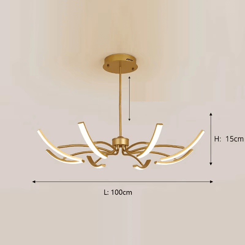 Suspension LED design avec branche orientable VENA - product_type_Atelier Luisiano