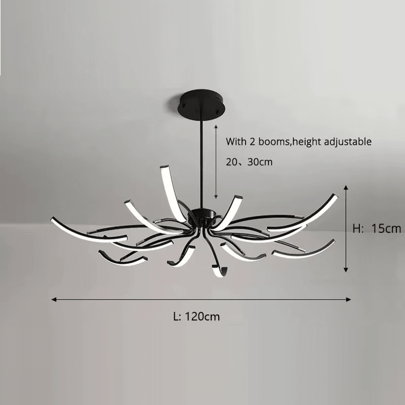 Suspension LED design avec branche orientable VENA - product_type_Atelier Luisiano
