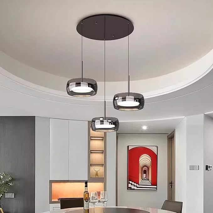 Suspension LED en aluminium et en verre OLEDO - product_type_Atelier Luisiano