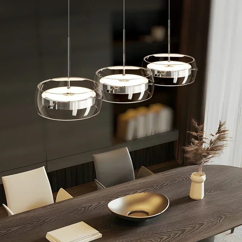 Suspension LED en aluminium et en verre OLEDO - product_type_Atelier Luisiano