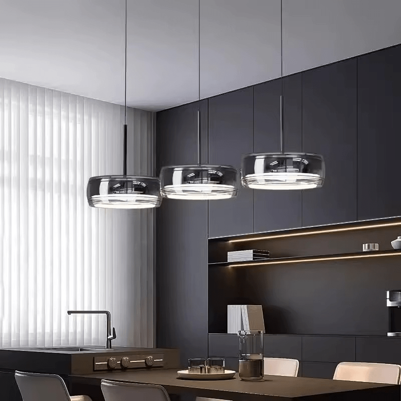 Suspension LED en aluminium et en verre OLEDO - product_type_Atelier Luisiano