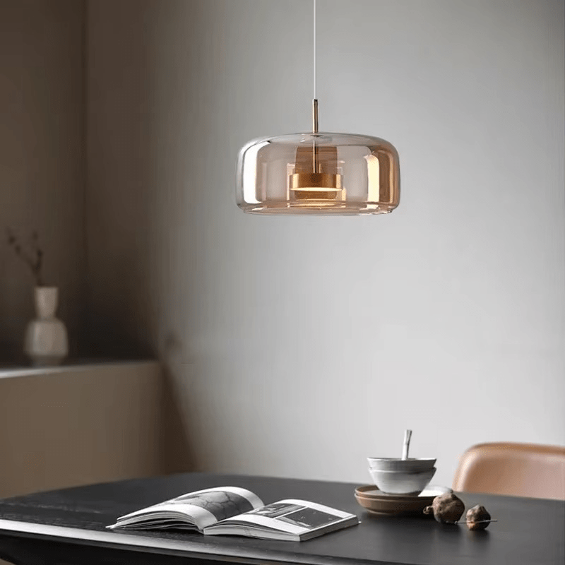 Suspension LED en verre fumé NOCA - product_type_Floor lamp arc