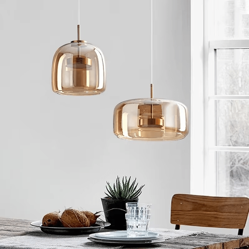 Suspension LED en verre fumé NOCA - product_type_Floor lamp arc
