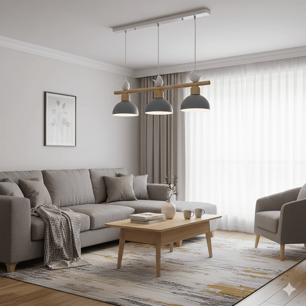 Suspension luminaire nordique 3 luminaires SONALD - product_type_Atelier Luisiano