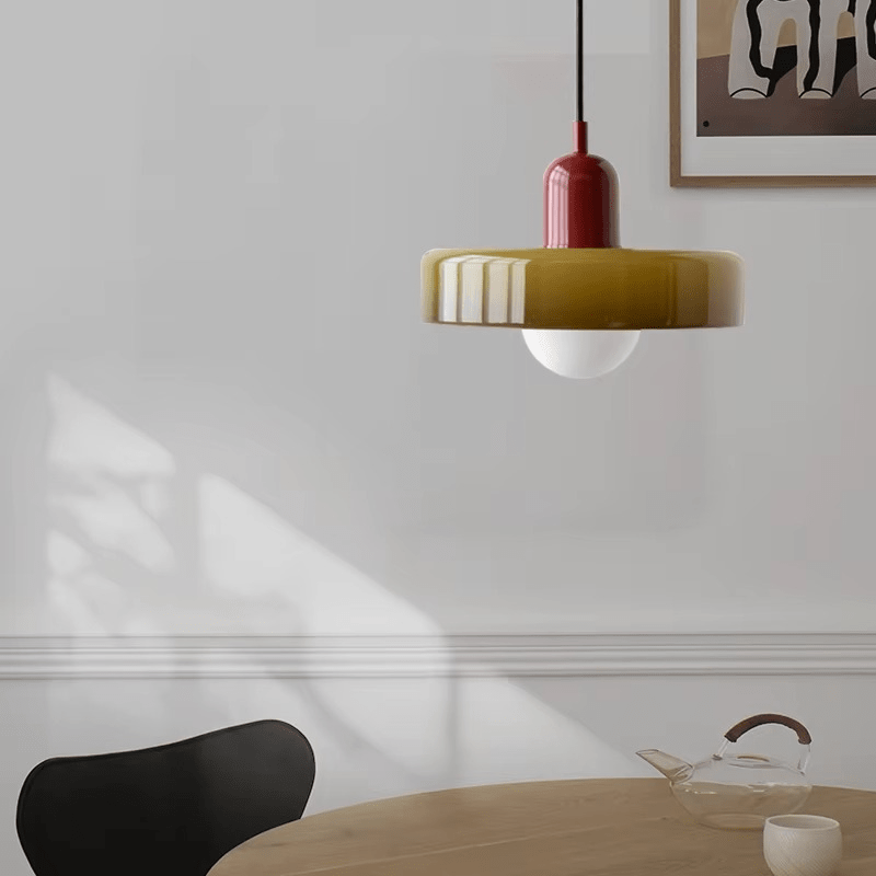 Suspension Scandinave en verre coloré COSO - product_type_Floor lamp arc