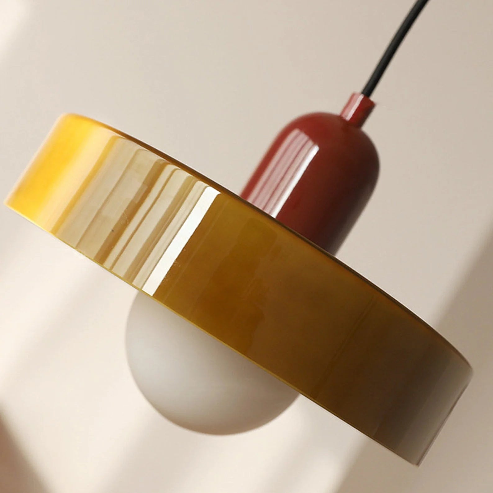 Suspension Scandinave en verre coloré COSO - product_type_Floor lamp arc