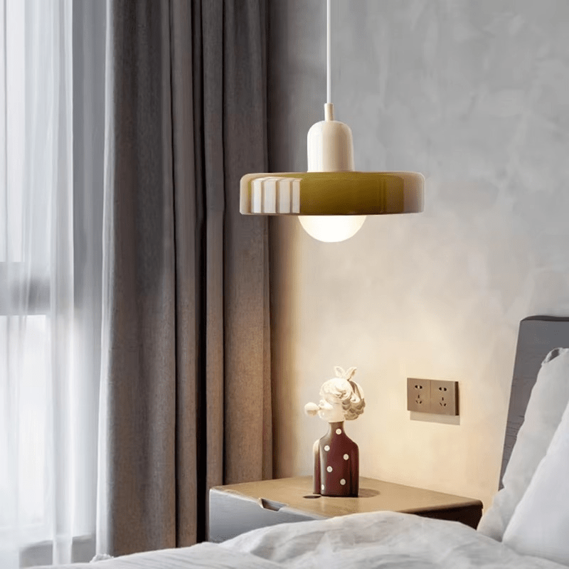 Suspension Scandinave en verre coloré COSO - product_type_Floor lamp arc