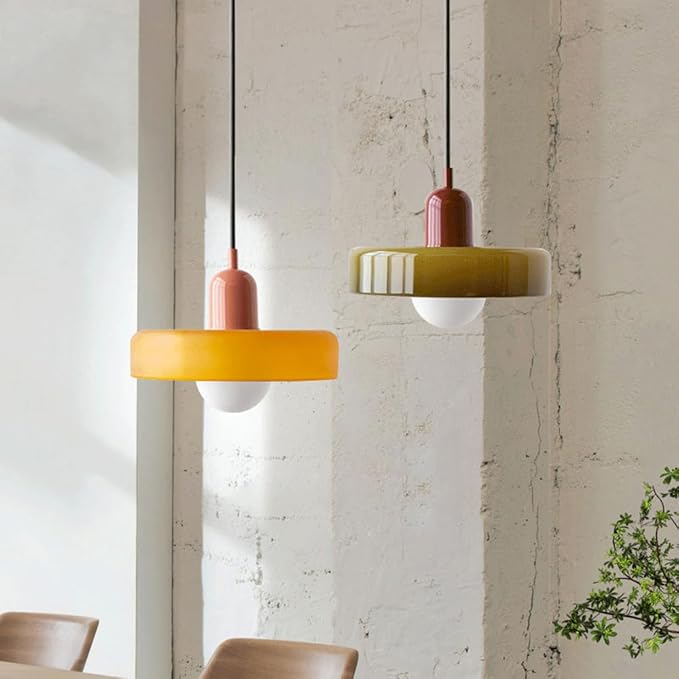 Suspension Scandinave en verre coloré COSO - product_type_Floor lamp arc