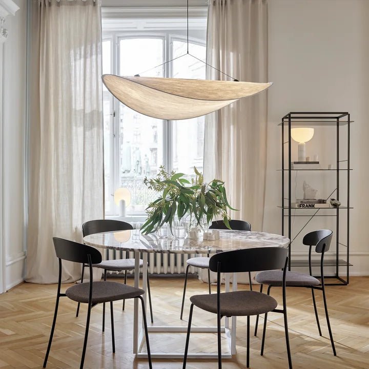 Suspension style japonais en soie JAPINA - product_type_Floor lamp arc