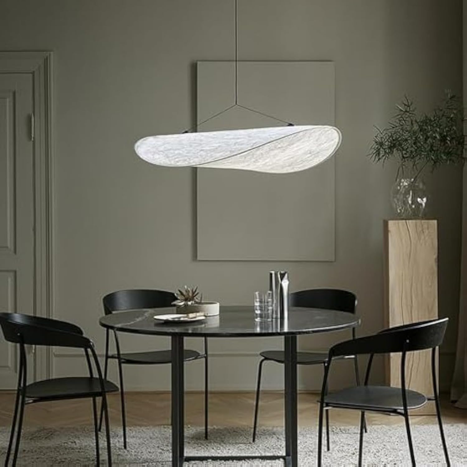 Suspension style japonais en soie JAPINA - product_type_Floor lamp arc