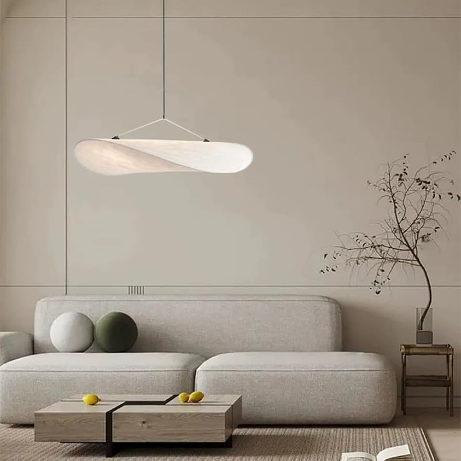 Suspension style japonais en soie JAPINA - product_type_Floor lamp arc
