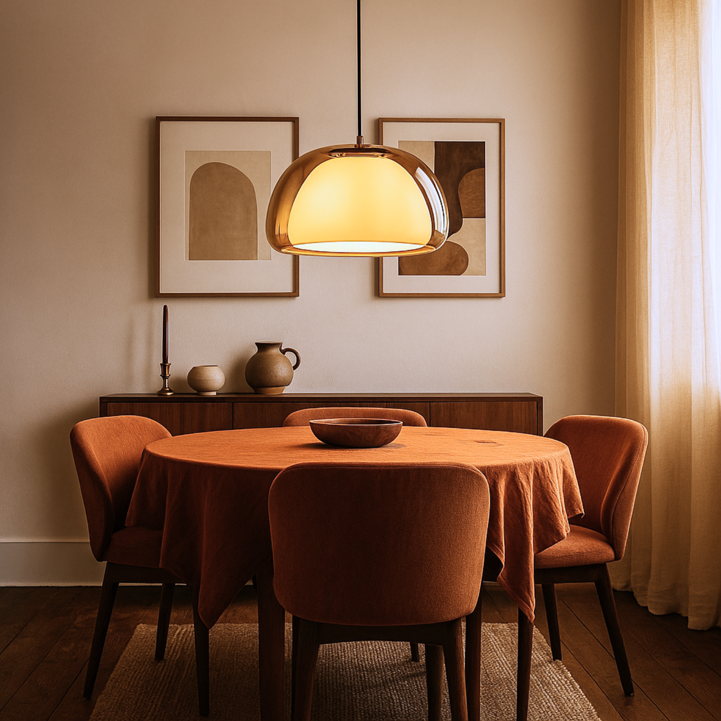 Suspension en verre TEJAL