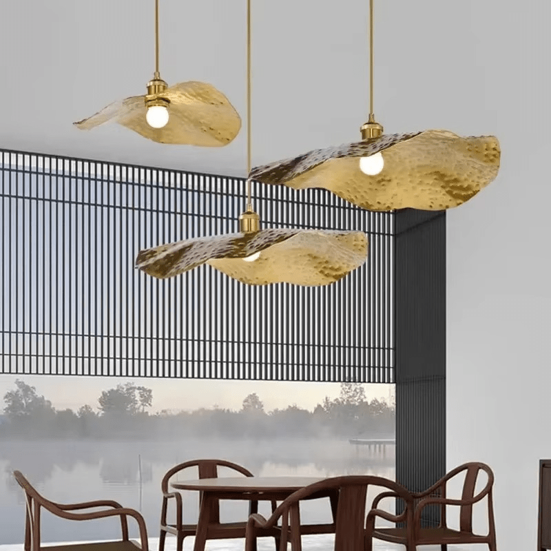Suspension vintage en laiton martelé KLINE - product_type_Atelier Luisiano