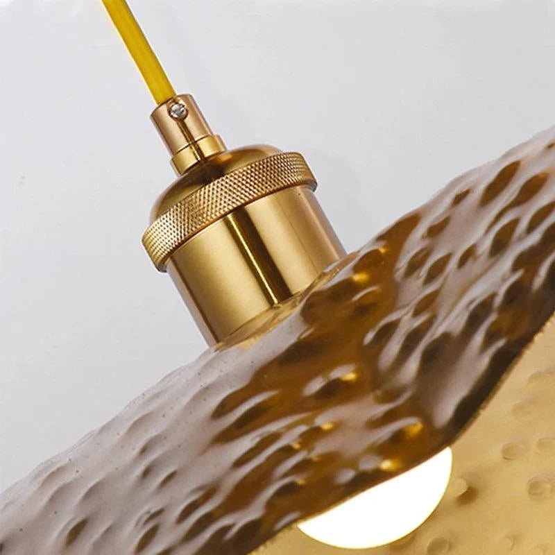 Suspension vintage en laiton martelé KLINE - product_type_Atelier Luisiano