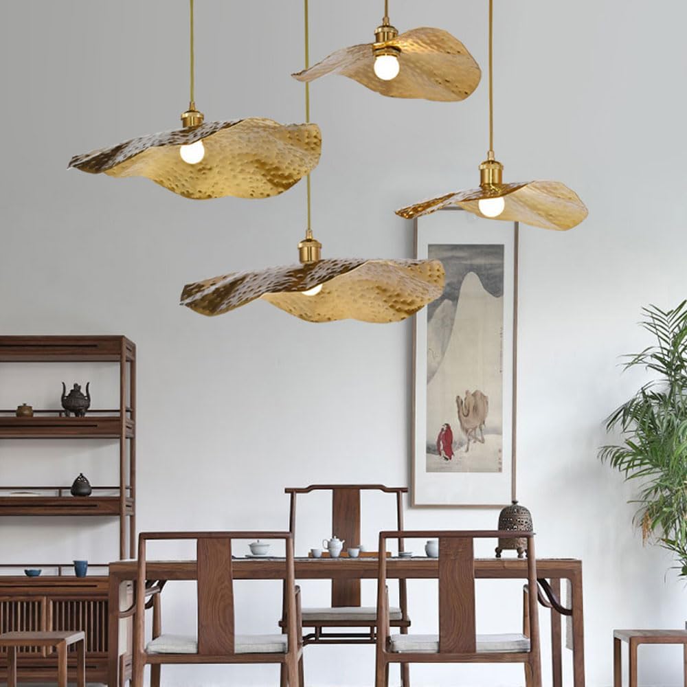 Suspension vintage en laiton martelé KLINE - product_type_Atelier Luisiano