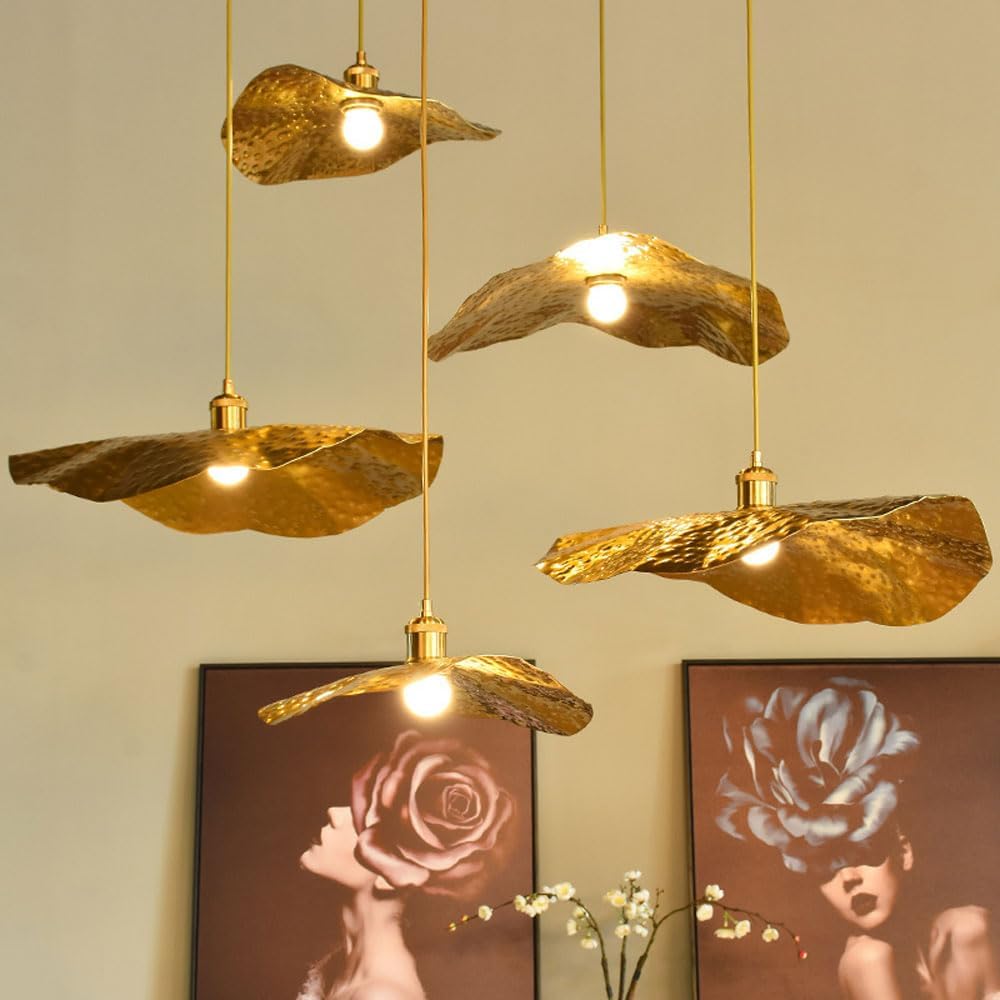 Suspension vintage en laiton martelé KLINE - product_type_Atelier Luisiano