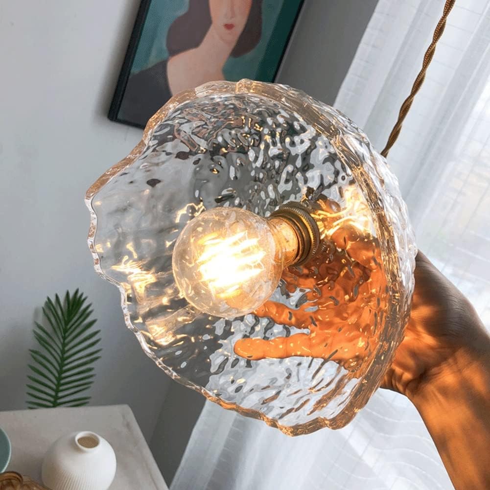 Suspension vintage en verre texturé ZANIA - product_type_Atelier Luisiano