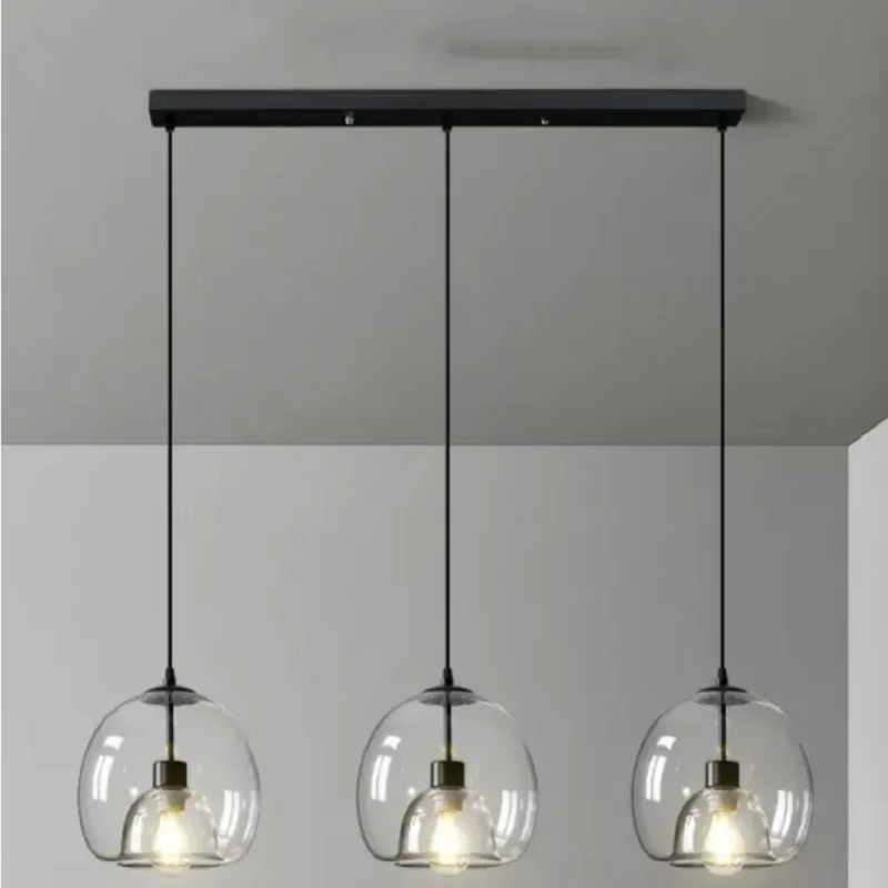 Suspension en verre fumé OPIA