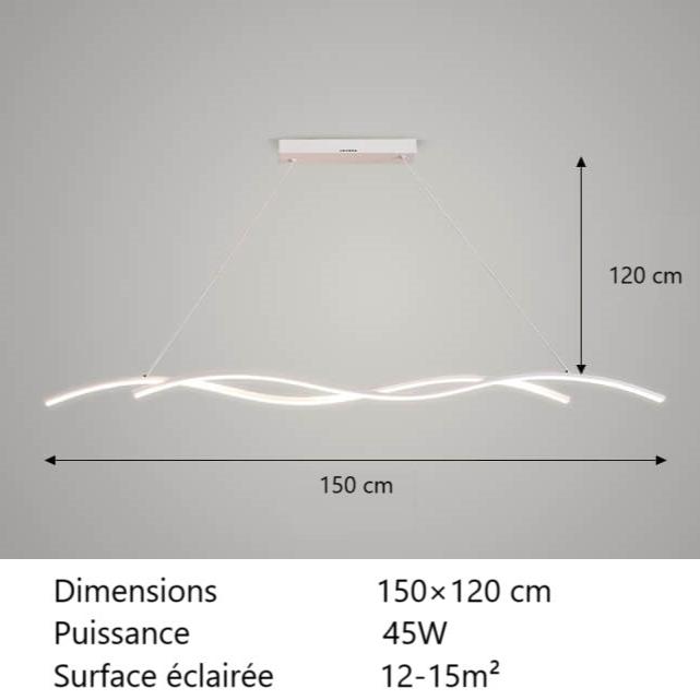 Suspension îlot cuisine LED | TENOL